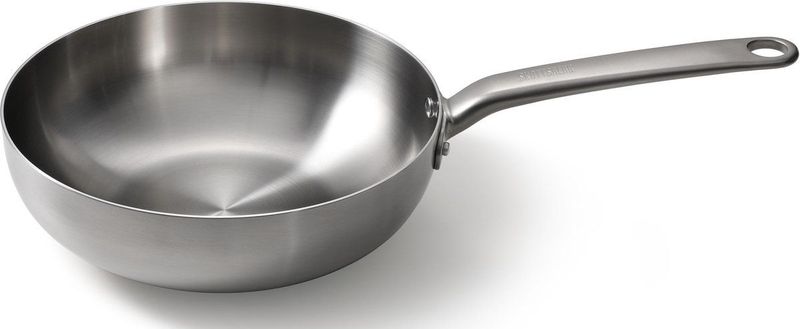 Skottsberg - Stainless Steel - Wokpan - Ø 28 cm - RVS - Inductie - Ovenbestendig
