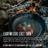 Skottsberg - Cast Iron - Wokpan - Gietijzer - Inductie - Ø 34 cm