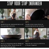 Skottsberg - Cast Iron - Wokpan - Gietijzer - Inductie - Ø 34 cm