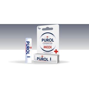 Purol - Medi Plus - Lippenbalsem - 4,8 g - Vegan Formule met Allantoïne en Sheabutter