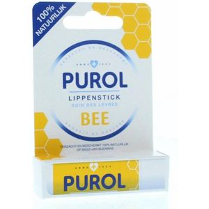 Purol - BEE - Lippenbalsem - Natuurlijk - Bijenwas - Inhoud 4,8 g