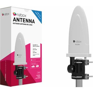 Rebox - Sharkfin RE-23SA - DVB-T2 Buitenantenne - 50km