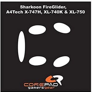 COREPAD Muisvoetjes voor Sharkoon FireGlider / A4Tech