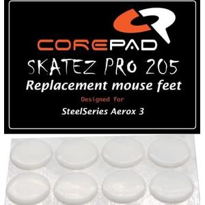 COREPAD Skatez PRO 205 vervangende muisvoeten voor SteelSeries Aerox 3 Wired / Steel Series Aerox 3 Wireless
