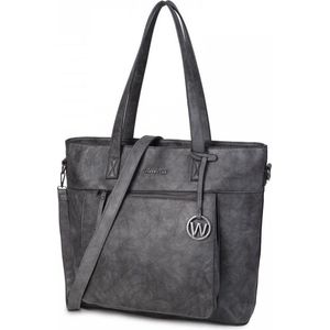 Wimona Evelina 4035 Shopper / Laptoptas - 15 inch - Grijs