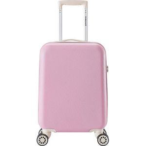 Decent Star Maxx Handbagage Koffer - 55 cm - TSA slot - Pastel Roze