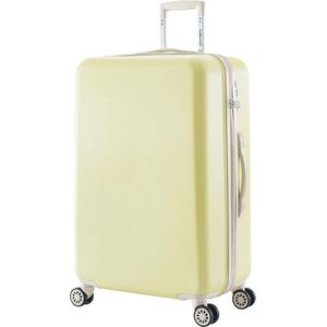 Decent Star-Maxx Trolley 76 pastel yellow Harde Koffer