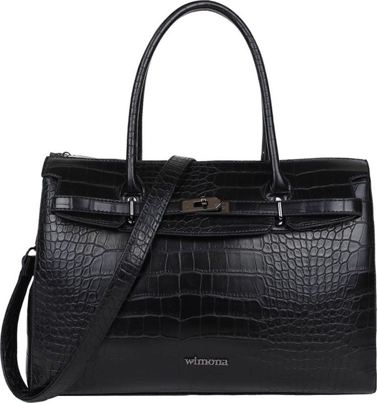 Wimona Sofia 5003 Schoudertas / Laptoptas - 15 inch - Zwart
