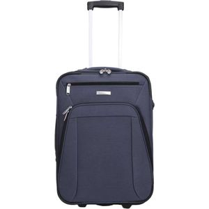 Decent Basic-Line Medium Trolley 63 cm - Donkerblauw