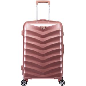 Decent Harde Koffer / Trolley / Reiskoffer - 67 cm (Medium) - ExclusivoOne - Roze