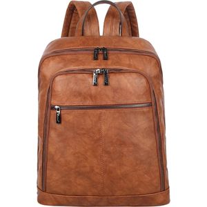 Wimona Marina 5017 Laptop Rugtas - 15,6 inch - Cognac