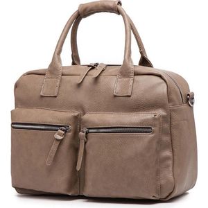 Wimona Alessia 1104 Schoudertas / Laptoptas - 15,4 inch - Taupe