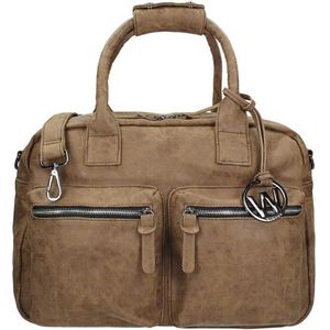 Wimona Alessia 1105 Schoudertas / Laptoptas - 15 inch - Taupe