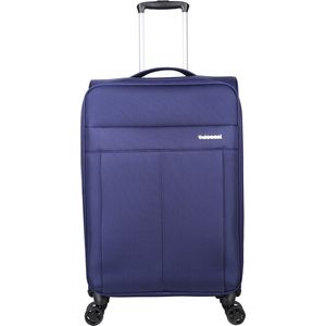Decent D-Upright Expandable Koffer 66 Donker Blauw