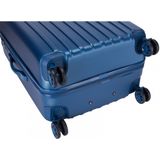 Decent Tranporto-One Handbagage Koffer - 55 cm - TSA slot - Dark Blue