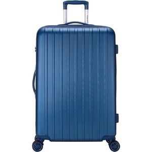 Decent Tranporto-One Grote koffer - 76 cm - TSA slot - Dark Blue