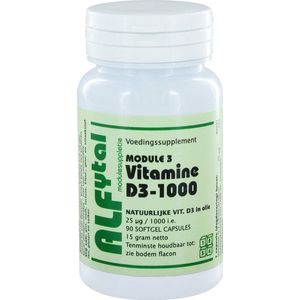 Alfytal Vitamine D3-1000 90 softgels