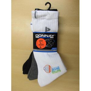 Donnay molecule 3 pack mixed colours, maat 46 - 50