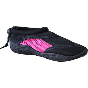Campri - Aquaschoenen - Unisex - Zwart/Roze - Neopreen en Mesh Bovenwerk