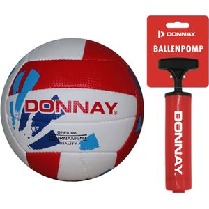 Donnay Donnay Beach volleybal - Wit/Rood + Ballenpomp