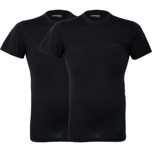 Campri Thermoshirt korte mouw (2-Pack) - Sportshirt - Heren - Maat S - Zwart