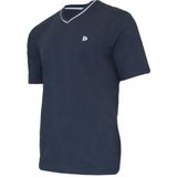 Donnay T-shirt met V-hals - Sportshirt - Heren - Navy (010)