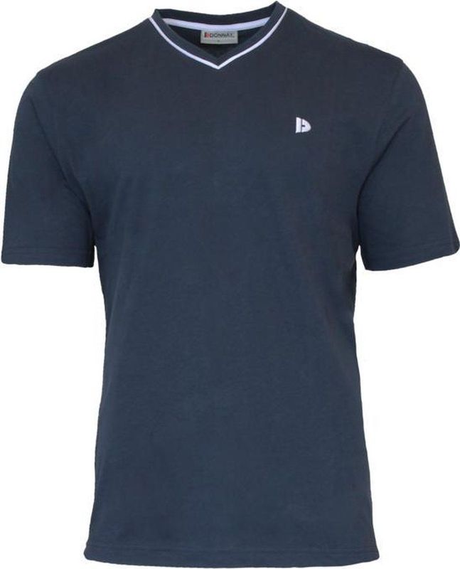 Donnay T-shirt met V-hals - Sportshirt - Heren - Navy (010)