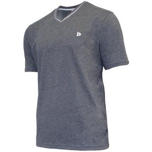 Donnay - Jason - Sportshirt - Charcoal-marl - V-hals - Heren