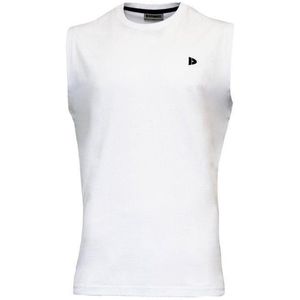 Donnay T-shirt zonder mouw - Sportshirt - Heren - White (001) - maat XL