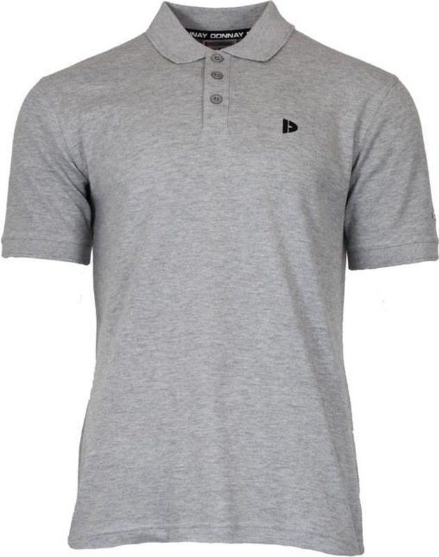 Donnay - Polo (Noah) - Sportpolo - Heren - Light grey (321)
