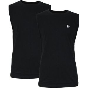Donnay Donnay Heren - 2-Pack - Mouwloos T-shirt Stan - Zwart