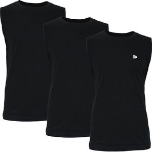 Donnay - Stan - Sportshirt - Zwart - 3-Pack