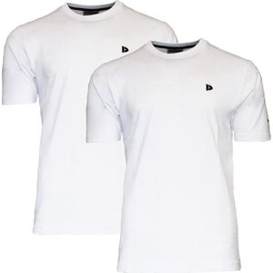 2-Pack Donnay T-shirt - Sportshirt - Heren - White