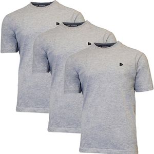 Donnay - Vince - T-shirt - Light grey marl - 3-Pack - Heren
