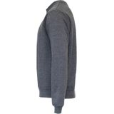 Donnay - Fleece Sweater ronde hals (Dean) - Sporttrui - Heren - Charcoal Marl (037)