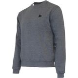 Donnay - Fleece Sweater ronde hals (Dean) - Sporttrui - Heren - Charcoal Marl (037)