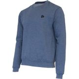 Donnay - Fleece Sweater - Sporttrui - Dark Denim Marl - Polyester/Katoen