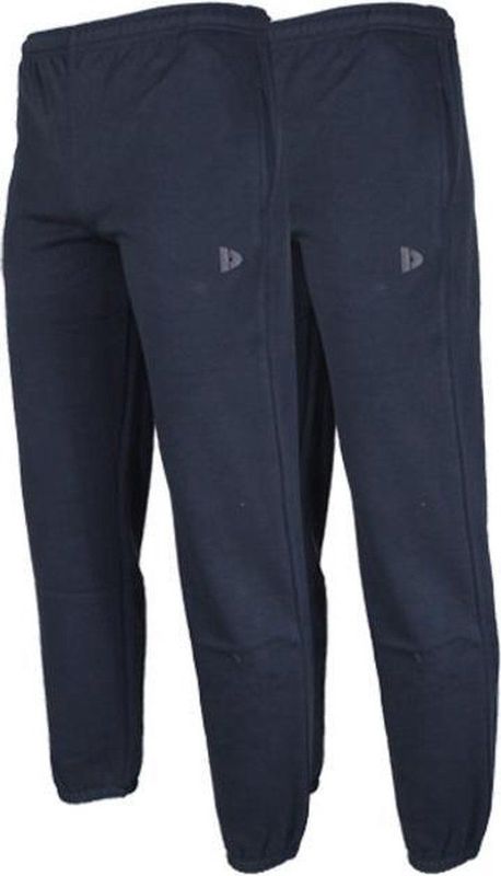 2-Pack Donnay - Joggingbroek met elastiek (Alec) - Sportbroek - Heren - Navy (010)