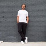 2-Pack Donnay - Joggingbroek rechte pijp (Wess) - Sportbroek - Heren - Black (020)