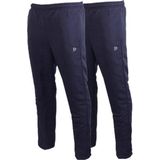 2- Pack Donnay Micro fibre pant - Rechte pijp - Sportbroek - Heren - Navy
