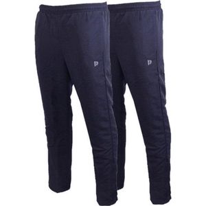 2- Pack Donnay Micro fibre pant - Rechte pijp - Sportbroek - Heren - Navy