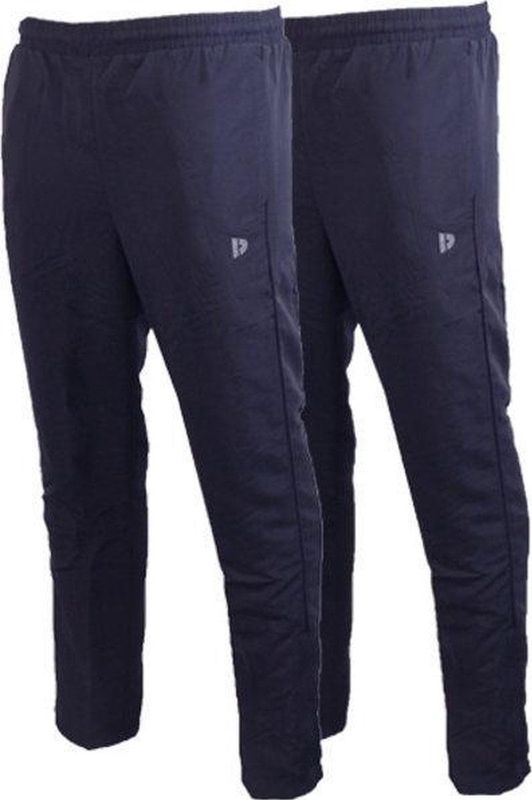 2- Pack Donnay Micro fibre pant - Rechte pijp - Sportbroek - Heren - Navy