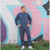 2-Pack Donnay - Joggingbroek met elastiek (Alec) - Sportbroek - Heren - Dark denim-marl (1394)