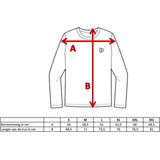 Donnay - Fleece Sweater ronde hals (Dean) - Sporttrui -Heren - Silver-marl (032)