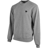 Donnay - Fleece Sweater ronde hals (Dean) - Sporttrui -Heren - Silver-marl (032)