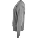 Donnay Fleece sweater met ronde hals Ian - Junior - Silver marl (032)