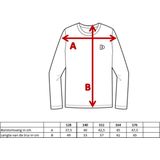 Donnay Fleece sweater met ronde hals Ian - Junior - Silver marl (032)