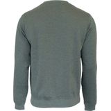 Donnay Fleece sweater met ronde hals Ian - Junior - Deep army green marl (032)