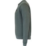 Donnay Fleece sweater met ronde hals Ian - Junior - Deep army green marl (032)
