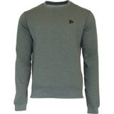 Donnay Fleece sweater met ronde hals Ian - Junior - Deep army green marl (032)